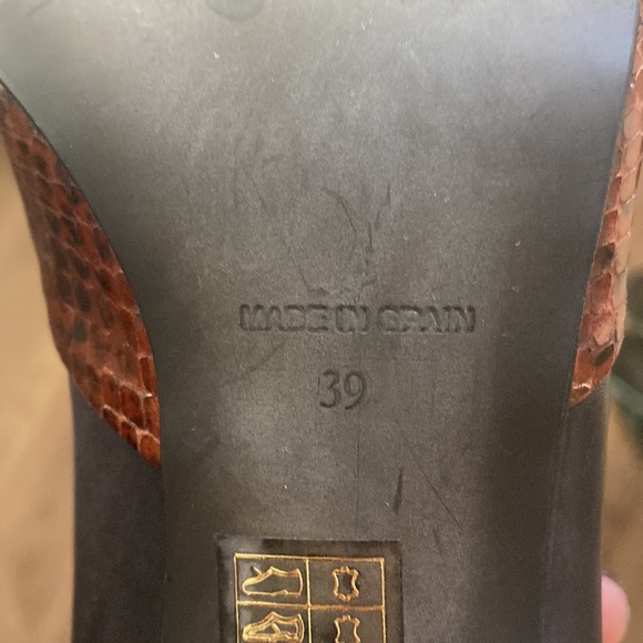 Free People Snakeskin & Leather Heels - Picture 8 of 9